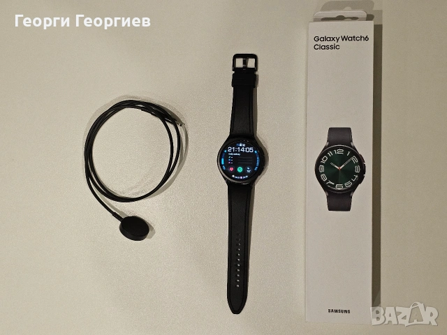 Samsung Galaxy Watch 6 Classic 47 mm + аксесоари, снимка 8 - Samsung - 54527637