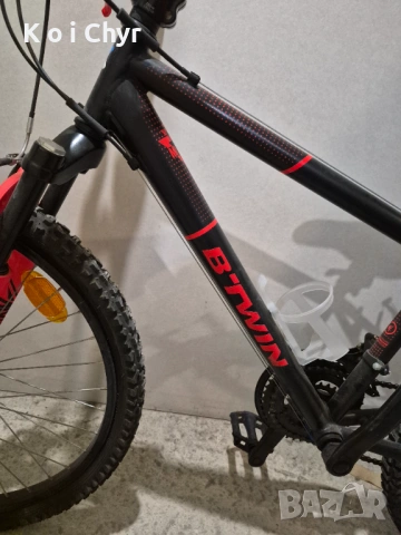 Планински велосипед B'TWIN Rockrider 500, 24", снимка 7 - Велосипеди - 54683905