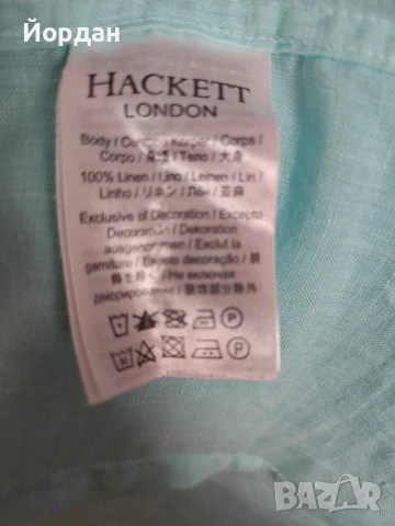 Hackett London 100 лен М, снимка 3 - Ризи - 55156991