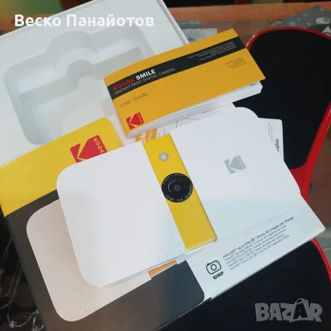   KODAK SMILE Цифров фотоапарат за моментално печат, снимка 7 - Фотоапарати - 55433628