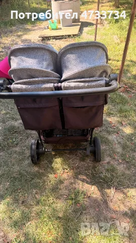 Baby Monsters Детска количка за близнаци Easy Twin, снимка 6 - Стоки за близнаци - 55691687