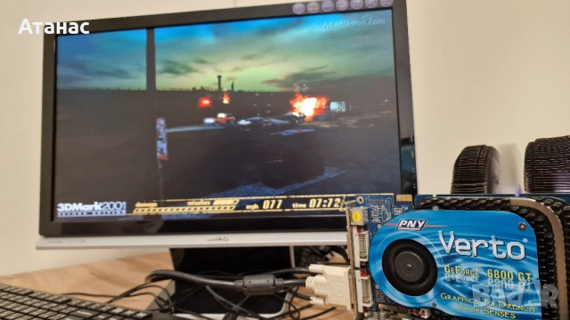 PNY Verto GeForce 6800 GT 256MB DDR3 PCI-E , снимка 4 - Видеокарти - 54774541