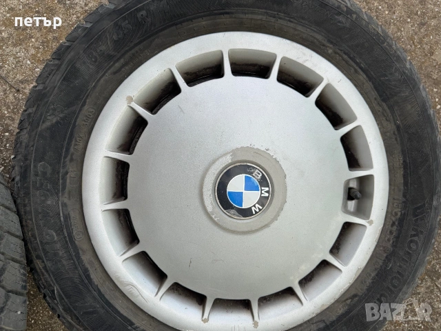 Джанти със зимни гуми 14 / 4x100 bmw e30, снимка 4 - Гуми и джанти - 55269598