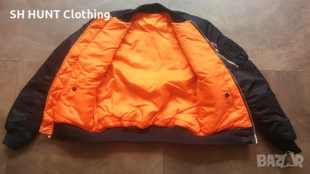 ALPHA INDUSTRIES MA-1 BOMBER Two Face Jacket Размер S мъжко двулицево яке - 25-69, снимка 14 - Якета - 55681275