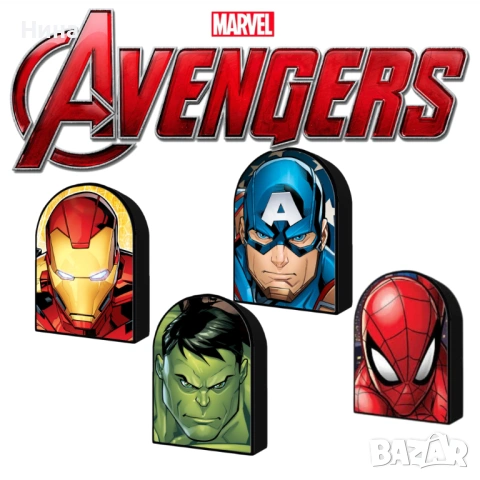 Пъзел Avengers с Отмъстителите, в 3D метална кутия 