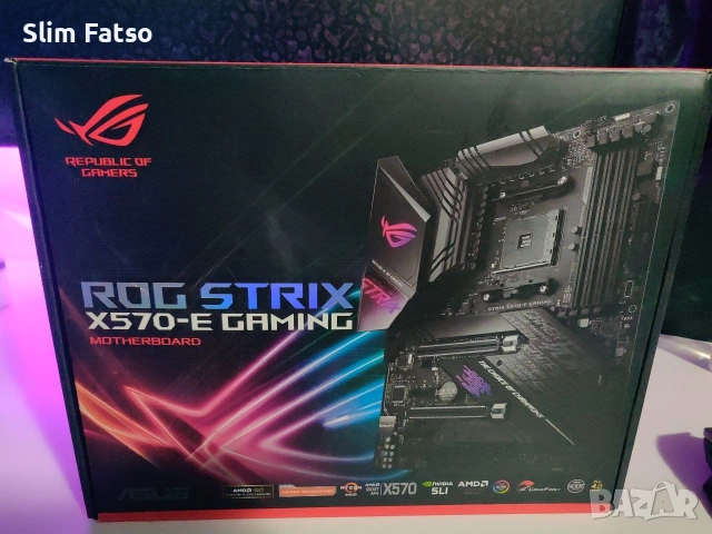 AMD Ryzen 7 5800X3D + Asus ROG Strix X570-E
