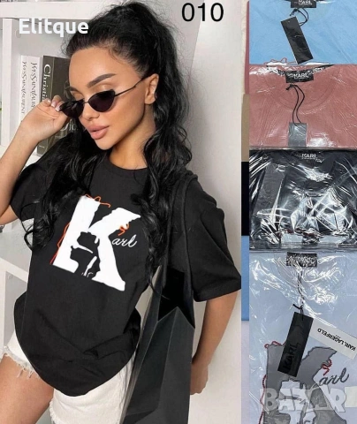 дамски премиум тениски (Karl Lagerfeld, Guess, Hugo, Tommy Hilfiger), снимка 7 - Тениски - 54599575