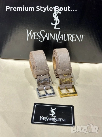 Колани от естествена кожа в кутия Ysl Saint laurent , снимка 9 - Колани - 54019926