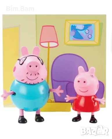 Комплект оригинални фигурки PEPPA PIG / 2 модела, снимка 2 - Фигурки - 55433767