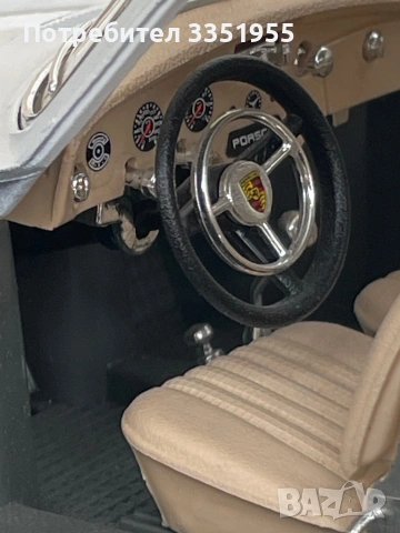 Ретро модел Porsche 356 B 1961 1/18, снимка 9 - Колекции - 54412517