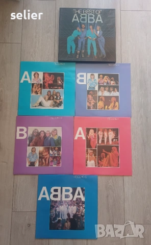ABBA – The Best Of ABBA BOX SET от 5 плочи Издание 🇬🇧 1982г Състояние на винила:като звук всички с