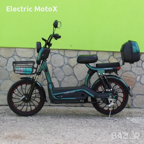 Електрически двуместен скутер – велосипед със 20″ гуми, 1200W, 60V/20Ah, снимка 9 - Мотоциклети и мототехника - 55411694