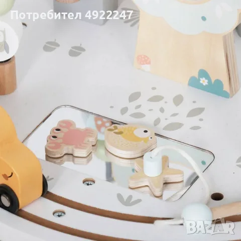 Детска дървена образователна маса , снимка 2 - Образователни игри - 55695863