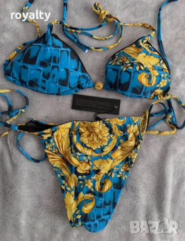 Versace Нов Дамски Бански Две Части Версаче