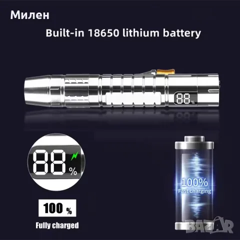 UV LED фенерче 3в1, снимка 5 - Други - 53612295