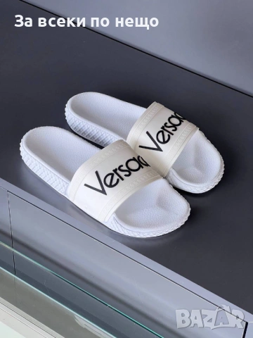 Versace Мъжки Бели Чехли Версаче Код SK1592