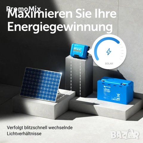 Соларен контролер Victron SmartSolar MPPT 100/50A Smart Bluetooth Заряден контролер , снимка 8 - Друга електроника - 55000862