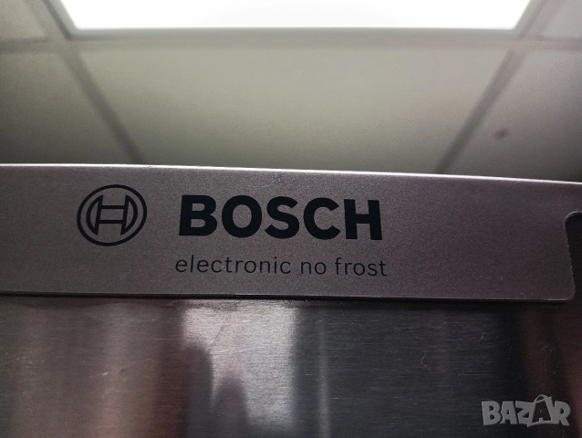 Иноксов комбиниран хладилник с фризер Бош Bosch с две години гаранция!, снимка 5 - Хладилници - 54232853