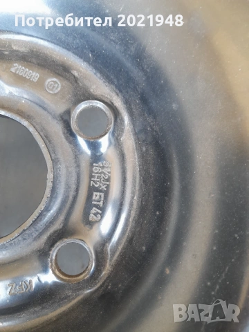 Продава джанта 16 цола за VW,Шкода,Ауди,Сеат,5х112, снимка 5 - Гуми и джанти - 54812774