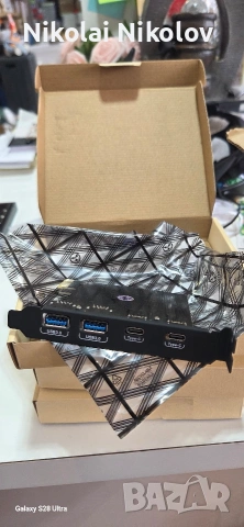 2×usb-c и 2×usb3 разширител за компютър