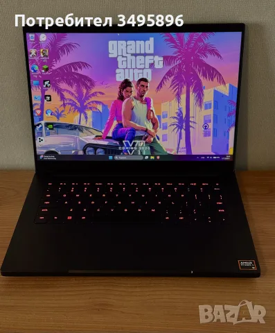 Геймърски лаптоп Razer Blade 14  | Ryzen 9 8945HS | RTX 4070 | 512GB SSD | QHD+ 240Hz, снимка 3 - Лаптопи за игри - 55683237