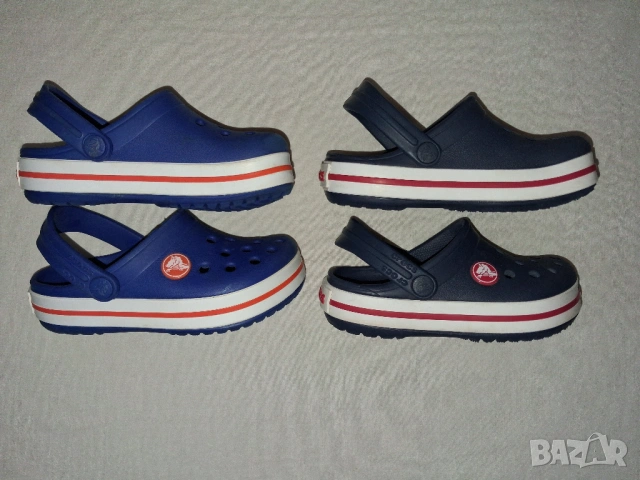 3 чифта - Crocs № 24-25 и № 34-35 -силиконови сандали