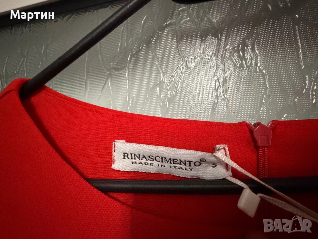 Brand New - RINASCIMENTO red short dress, снимка 4 - Рокли - 55079017