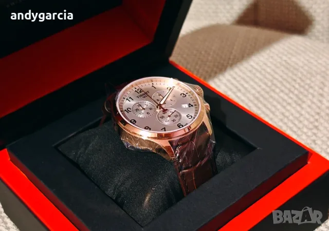Tissot Chrono XL T116.617.36.037.00 45mm чисто нов мъжки часовник с кутия и книжки 100% оригинален, снимка 9 - Мъжки - 55486109