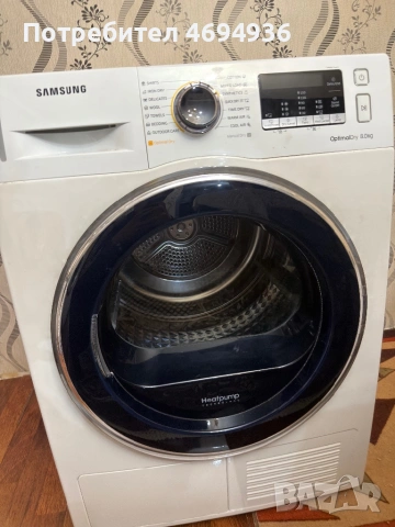 Samsung сушилня OptimalDry 8 кг използвана, снимка 3 - Сушилни - 54191298