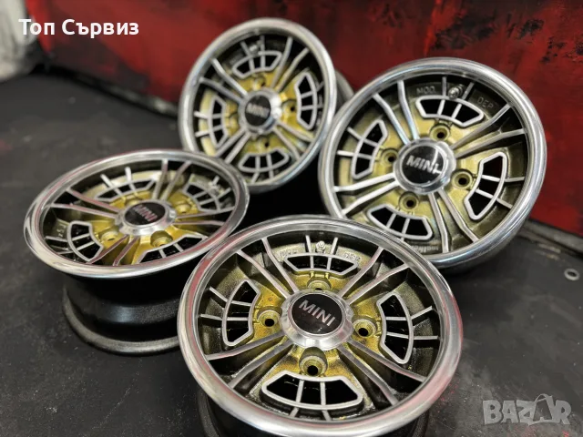 Ретро магнезиеви джанти за MINI, 10 цола, 4х100, снимка 2 - Гуми и джанти - 55330845