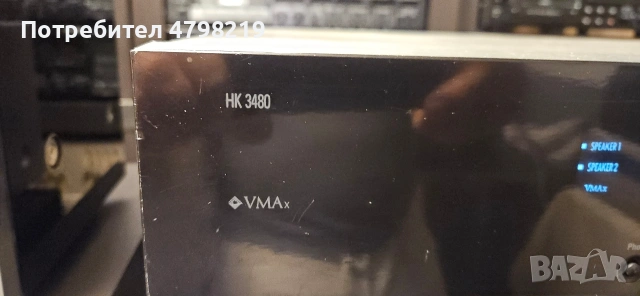 Harman Kardon HK 3480 стерео ресийвър, снимка 2 - Ресийвъри, усилватели, смесителни пултове - 54479195