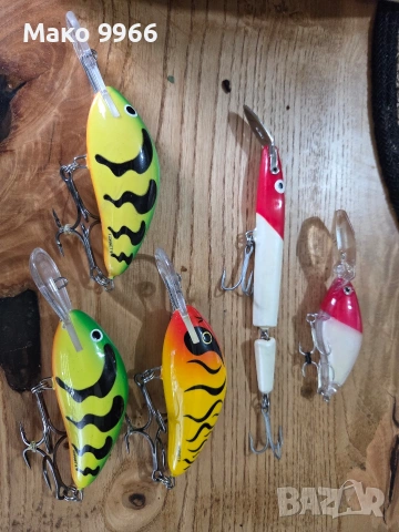 Воблери,salmo,rapala ,yo zuri,лодка