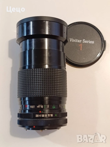 Обектив Vivitar Series 1 28-90mm f/2.8-3.5 Macro Zoom (Canon FD), снимка 4 - Обективи и филтри - 54697777
