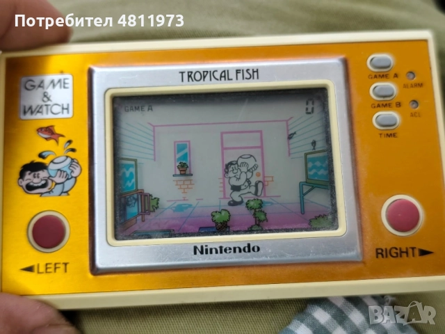 Нинтендо Nintendo game and watch tropical fish, снимка 2 - Други игри и конзоли - 55087116