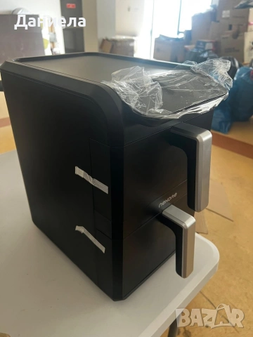 NexOne TwinFryer 11L – Двукамерен фритюрник с горещ въздух 2800W, две независими кошници, снимка 13 - Фритюрници - 55105774