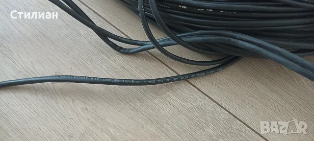 LAN кабел FTP Cat.5e, 8 провод., 2x0.75mm2, снимка 4 - Друга електроника - 55500413