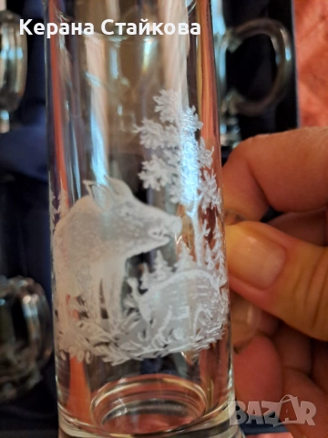 Комплект 6 чаши,за алкохол, снимка 3 - Сервизи - 54013747