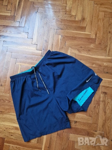 Страхотни мъжки къси шорти с клин NIKE размер L , снимка 2 - Къси панталони - 55267723