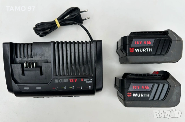 Wurth ABH 18 Compact - Безчетков акумулаторен перфоратор M-Cube 2x18V 4.0Ah, снимка 6 - Перфоратори - 54417092