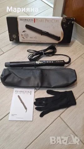 ЧИСТО НОВА маша за коса Remington Pearl Wand CI9533 – Пълен комплект  