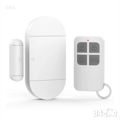 Аларма против кражба за врати, прозорци, търговски помещения, 130 db, weirsuky™, с дистанционно 