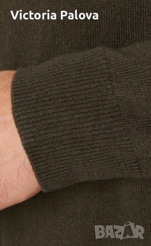 🟤 Galeria  коприна и кашмир, жилетка с цип, фин трикотаж XL, снимка 17 - Блузи - 54082727