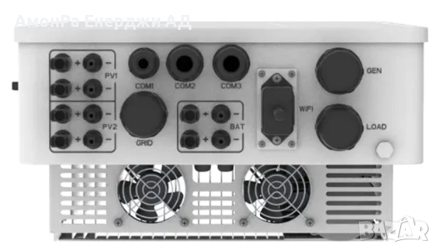 Високоволтов трифазен хибриден инвертор DEYE 10 kW, 2 MPPT, WiFi, 10 години гаранция, снимка 4 - Друга електроника - 53981737