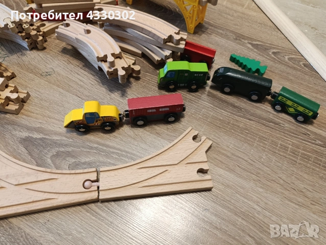 Дървени релси и влакчета, снимка 5 - Влакчета, самолети, хеликоптери - 54263002