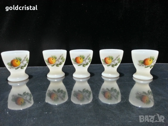 френски аркопал коктиери чашки за яйца 