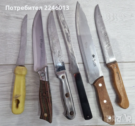Лот от 8 стари кухненски ножа