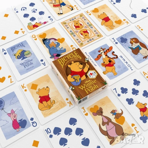 Карти за игра Bicycle Disney Winnie the Pooh , снимка 2 - Карти за игра - 54996596