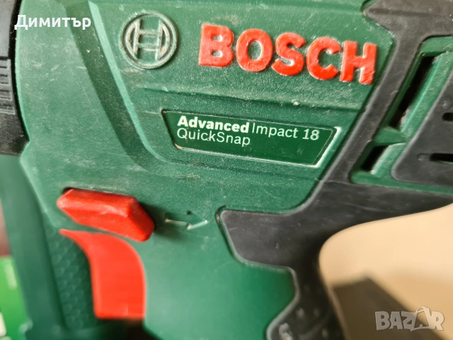 Ударен винтоверт бормашина Bosch 18v тяло с приставки, снимка 5 - Бормашини - 55289305