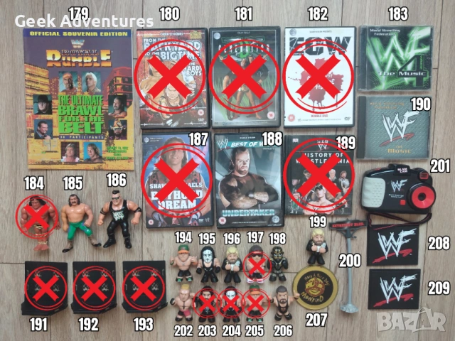 WWE Кечисти Екшън Фигурки Кеч Аксесоари Играчки Картички John Cena 1/3, снимка 8 - Колекции - 47660667