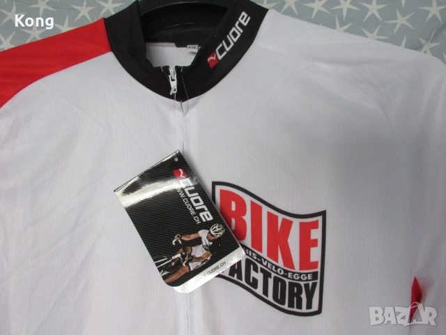 НОВО с етикети джърси CUORE Switzerland Diamond Gold Jersey Колоездене Santini SMS jersey, снимка 9 - Велосипеди - 55036108